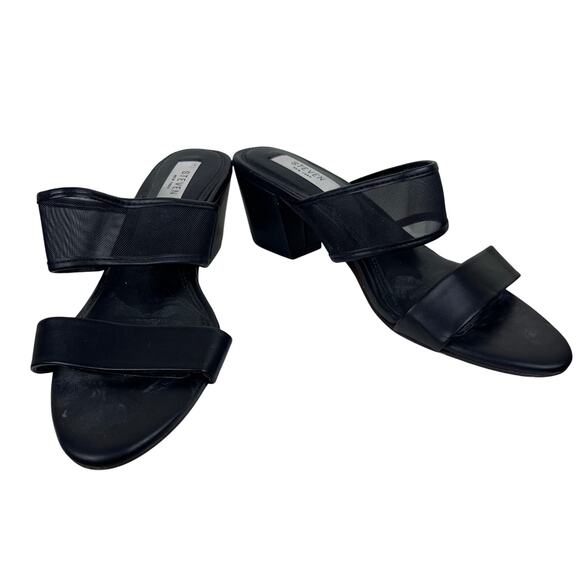 Steven By Steve Madden Shoes - Steven by Steve Madden black block heel sandals Size 8
